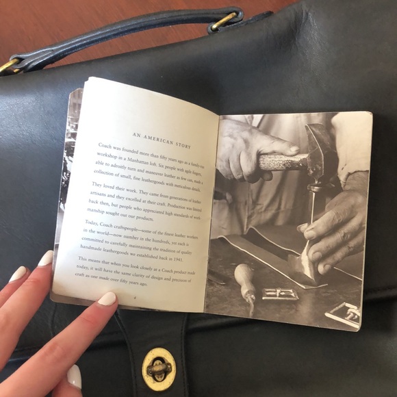 Vintage Coach Messenger Laptop Bag - Black Leather - Picture 12 of 12